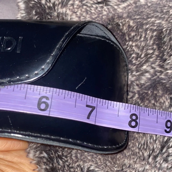Fendi  vintage black Leather sunglasses case - Picture 8 of 11